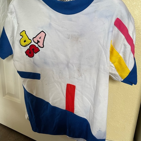 Vintage 80s. RARE Alfred Moro Art Deco Shirt. Medium - Picture 5 of 8